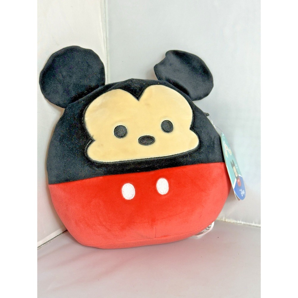 Squishmallows Disney Mickey Mouse 10 Inch Plush Toy by Kellytoy NEW W Tags